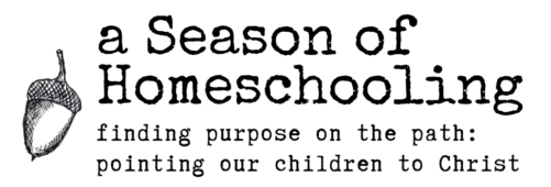 a Season of Homeschooling homepage